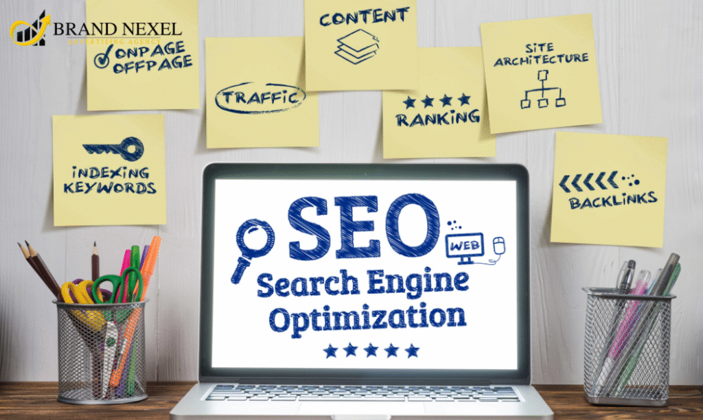 Search Engine Optimization concept explained by Brand Nexel for better Google ranking